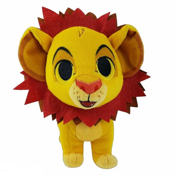 Disney Lion King Simba Plush 8" Leaf Mane Funko Plushies 2019 Stuffed Animal Toy - Picture 1 of 9